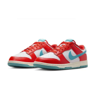 【NIKE 耐吉】運動鞋 休閒鞋 男鞋 NIKE DUNK LOW RETRO 白色 紅 藍 低筒 板鞋(HF5441601)