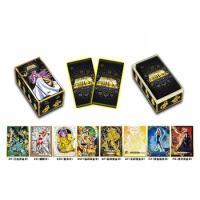Saint Seiya Collection Cards Game Letters Cards Table Board Toys For Family Children Christmas Gift