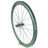 700C Road Bike Carbon Wheels Light Disc Brake 25mm External Width Clincher Tubeless Tubular Bicycle Wheelset Light Weight