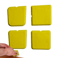 Putty Spreader 4pcs Body Filler Spreaders Putty Knives Soft Scrapers Putty Scrapers For Drywall Putty Decals Wallpaper Baking