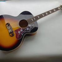 43 inch sunburst acoustic guitar big john rosewood fingerboard acoustic guitar in stock