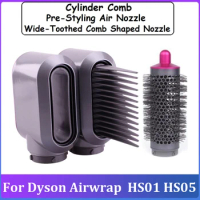 Wide Toothed Comb Pre-Styling Air Nozzle Accessories For Dyson Airwrap HS01 HS05