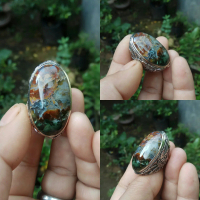 Akik Pancawarna super kristal jumbo Bacan Klawing Garut
