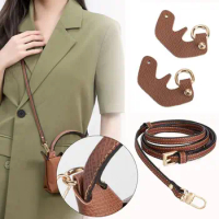Two Layer Cowhide Bag Strap Transformation Conversion Hang Buckle Handbag Belts Leather Crossbody Bags Accessories For Longchamp