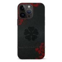 Black Clover Fiber Case For Apple Iphone 14 13 12 Mini 11 Pro Max Xr 8 7 Plus Black Phone Case Black Clover Asta Noelle Silva