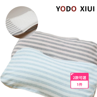 【YODO XIUI】嬰幼兒枕頭半罩式枕套(寢具/兒童枕頭套/透氣枕頭套/趴睡枕套/平面枕套)