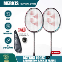【Lee Chong Wei's Choice】YONEX ARCSABER 100ZZ Kurenai Racket 2PCS Full Carbon with String & Free Bag