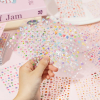 Waterproof Pet Sticker Book Multifunctional Fantasy Theme 32 Nail Stickers Suitable For Crafts And N