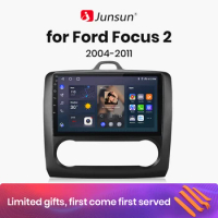 Junsun V1 AI Voice Wireless CarPlay Android Auto Radio for Ford Focus 2 3 Mk2 Mk3 2004-2011 4G Car Multimedia GPS 2din autoradio