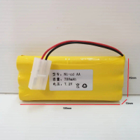 Ni-Cd AA700mAh 7.2v with 2pin Plug Battery Rechargeable for RC Toys