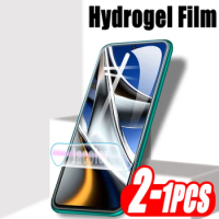 1-2PCS Front Hydrogel Film For Xiaomi Poco X4 F4 GT M4 Pro 5G Screen Protectors For Poco X F 4GT M 4 4Pro F4GT M4Pro X4Pro 5 G