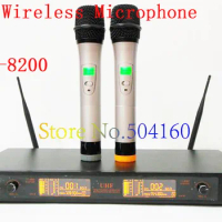 UHF U-8200 Professional Wireless Microphone System for home karaoke