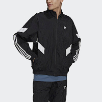 Adidas Woven TT [HK7322] 男 立領外套 運動 經典 復古 國際版 尼龍 寬鬆 三葉草 穿搭 黑