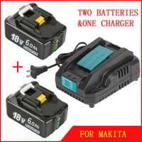 Battery for Makita 12V-18V AAA Rechargeble Lithium Battery and Suitable Makita Charger Set