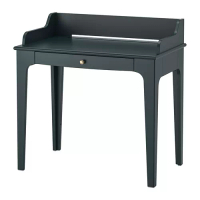 LOMMARP 書桌/工作桌, 深藍綠色, 90x54 公分