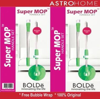 Bolde Gagang Tongkat Pel Lantai Handle Set Super Mop Hijau