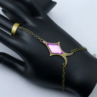 Anime Character Magica Madoka Cosplay Bracelet Akemi Homura Retro Fashion Beads Chain Pendant Bracelets Jewelry Accessories