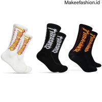 Kaos Kaki Oldschool Motif Thrasher Makeefashion.id
