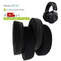 NULLKEAI Replacement Earpads For Philips SHP9500 SHP9500S Headphones Ice Feeling Breath Ear Cushion
