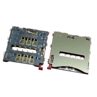2Pcs Sim Card Reader Slot Tray Holder Connector Socket Plug For Sony Xperia Z2 L50W L50T D6502 D6503 Z Ultra XL39H C6833 C6803