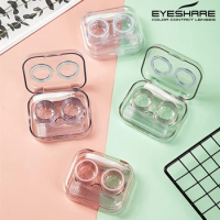 EYESHARE Portable Transparent Lazy Colored Contact Lenses box Color Lens Partner