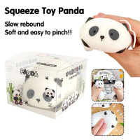 Panda Stretchy Toy Panda Shape Stress Dough Ball Fidget Toys Sensory Toys Stress Relief Hand A5T4