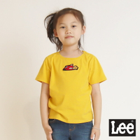 Lee 火箭繡標短袖T恤 黃 男女童裝