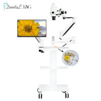 Dental Equipment Microscope with Built-in Camera 3X~33X Continuous zoom for Optional Dental Equipment Chair Unit 100V-240V