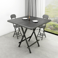 LZD  Factory Foldable Four Eight-Immortal Table Square Dining Household Eight-Immortal Table 8080 Small Dining Table 2 Dining Table for People 70 Stall 4