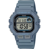 CASIO 卡西歐 運動訓練10年電力手錶 520送禮推薦-藍 WS-1400H-2A