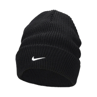 Nike Peak Tall Cuff Swoosh 中性 黑 LOGO 基本款 保暖 毛帽 帽子 FB6529-010