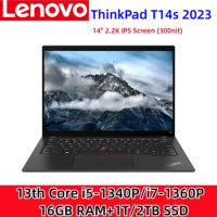 Lenovo Laptop ThinkPad T14s 2023 13th Core i5-1340P/i7-1360P 16GB RAM+1T/2TB SSD 14" 2.2K IPS Screen (300nit) Notebook Computer
