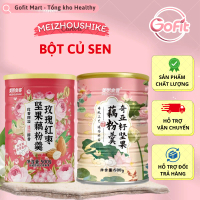 Bột Củ Sen Mix Hạt Dinh Dưỡng/ Điều Hạt Chia, Hữu Cơ Meizoushike, 500G, Gofit Mart
