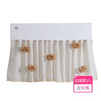 【茉家】不直吹更舒適窗簾式冷氣遮風罩-掛機款3入(含玩偶3組)
