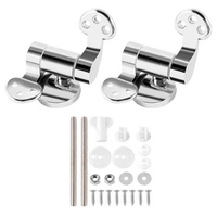 Toilet Seat Hinge 1Pair Replacement Stainless Steel Hinges For All Toilet Seat Cover Lid Soft Close Toilet Seat Fittings