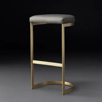 Nordic bar stool casual iron bar chair simple modern restaurant stool chair