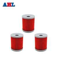 3Pcs Motorcycle Engine Parts Oil Grid Filters For SYM 400I MAX SYM 400 2011 2012 Red Motorbike Filte