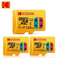 KODAK Micro SD Memory Card 128GB 256GB 512GB A2 UP TO 100MB/s Class10 U3 microsd TF Card 4K HD for Game Monitoring phone