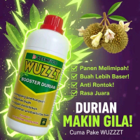 BEENFICO WUZZT BOOSTER durian 500ML- anti rontok CV HORIZONE GREEN FARM untuk Panen Melimpah Buah Le