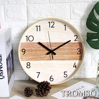 TROMSO 紐約時代靜音時鐘-木質生活