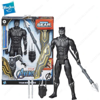 Hasbro Marvel Avengers Black Panther Blast Gear Titan Heroes Action Figure Model Collection Boy Gifts Toys