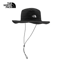 【The North Face 官方旗艦】北面男女款黑色多功能防曬漁夫帽｜5FX6JK3