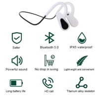 Bone Conduction Headset Mp3 Player Long Battery Life Call Waterproof Not In-ear Earphones Tws Earbuds