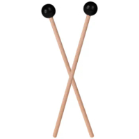 Ethereal Drum Sticks Performance Drumsticks Steel Mallets Wood Small Rubber Tongue Concert Percussion Music Instrument Musical