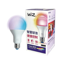 【Philips 飛利浦】2入組 LED WiZ 13W 110V APP手機控制 調光調色 智慧照明 球泡燈 全彩燈泡