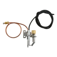 1set Propane Gas Pilot Burner Assembely Thermocouple &amp; Tubing&amp; Spark Ignitor Replace Wire for Henny Penny Rheem Water Heater