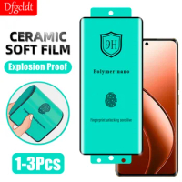 explosion-proof Curved Ceramic Film For Realme 12 11 10 Pro Plus Full Glue Screen Protector for Realme GT5 pro not glass