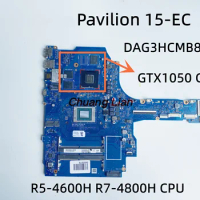 DAG3HCMB8E0 for HP Pavilion 15-EC Laptop Motherboard with R5-4600H R7-4800H CPU GTX1050 GPU 100% Tested OK