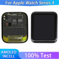 AMOLED LCD Touch Screen Display for Apple Watch Series 4, Digitizer Assembly Replace for iWatch S4, 40mm, 44mm