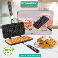 Square mini waffle maker pan / cetakan waffle kotak